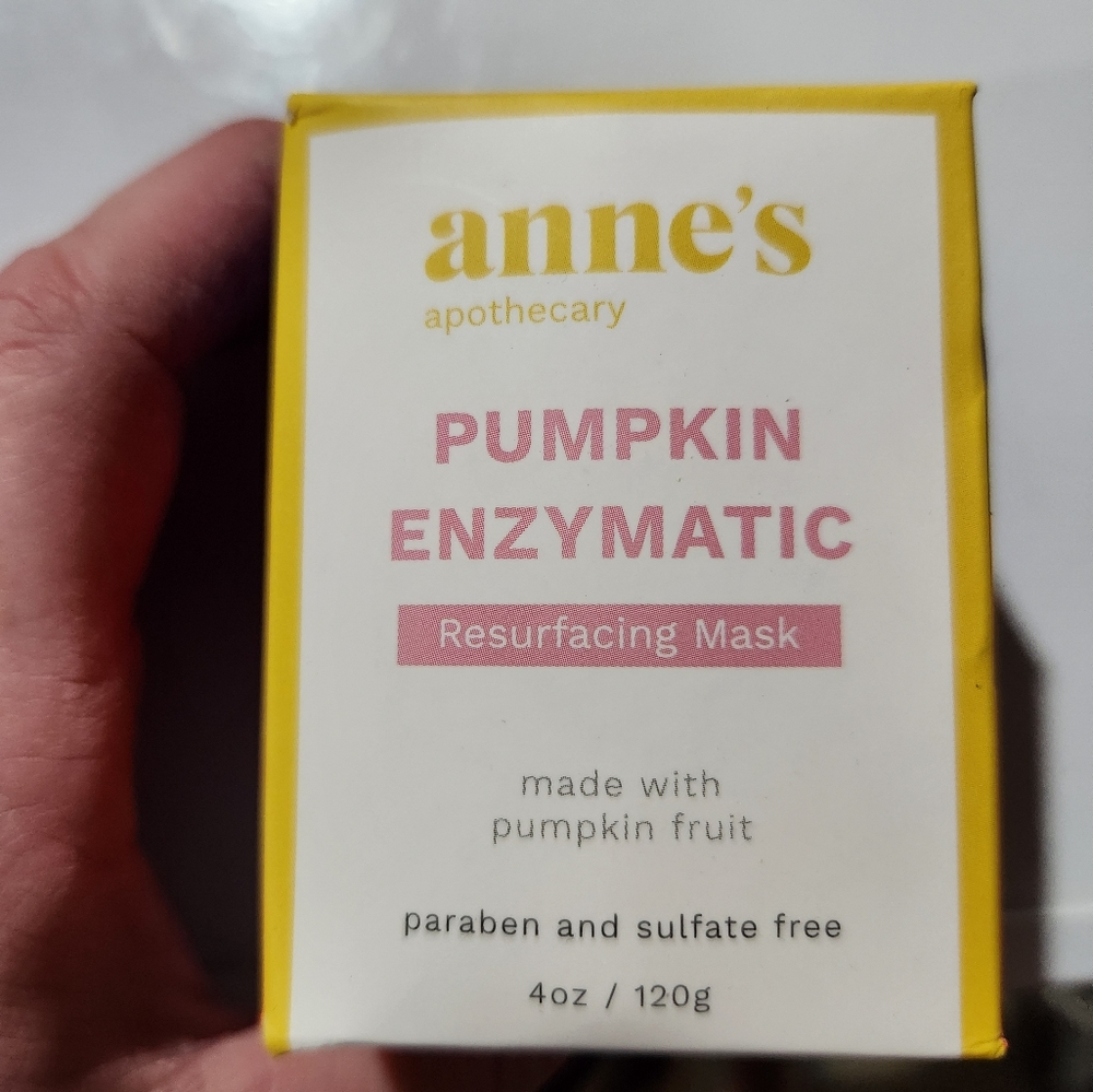 Pumpkin Resurfacing mask